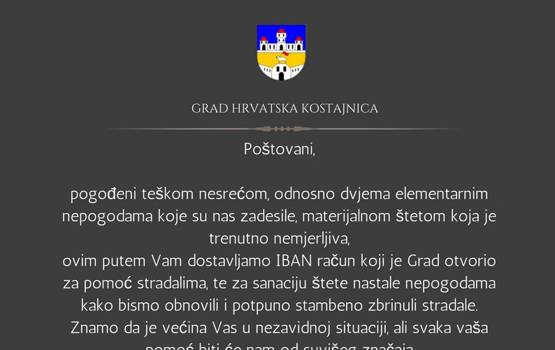 Poziv poslovnim subjektima i žiteljima Općine Kolan za solidarnošću