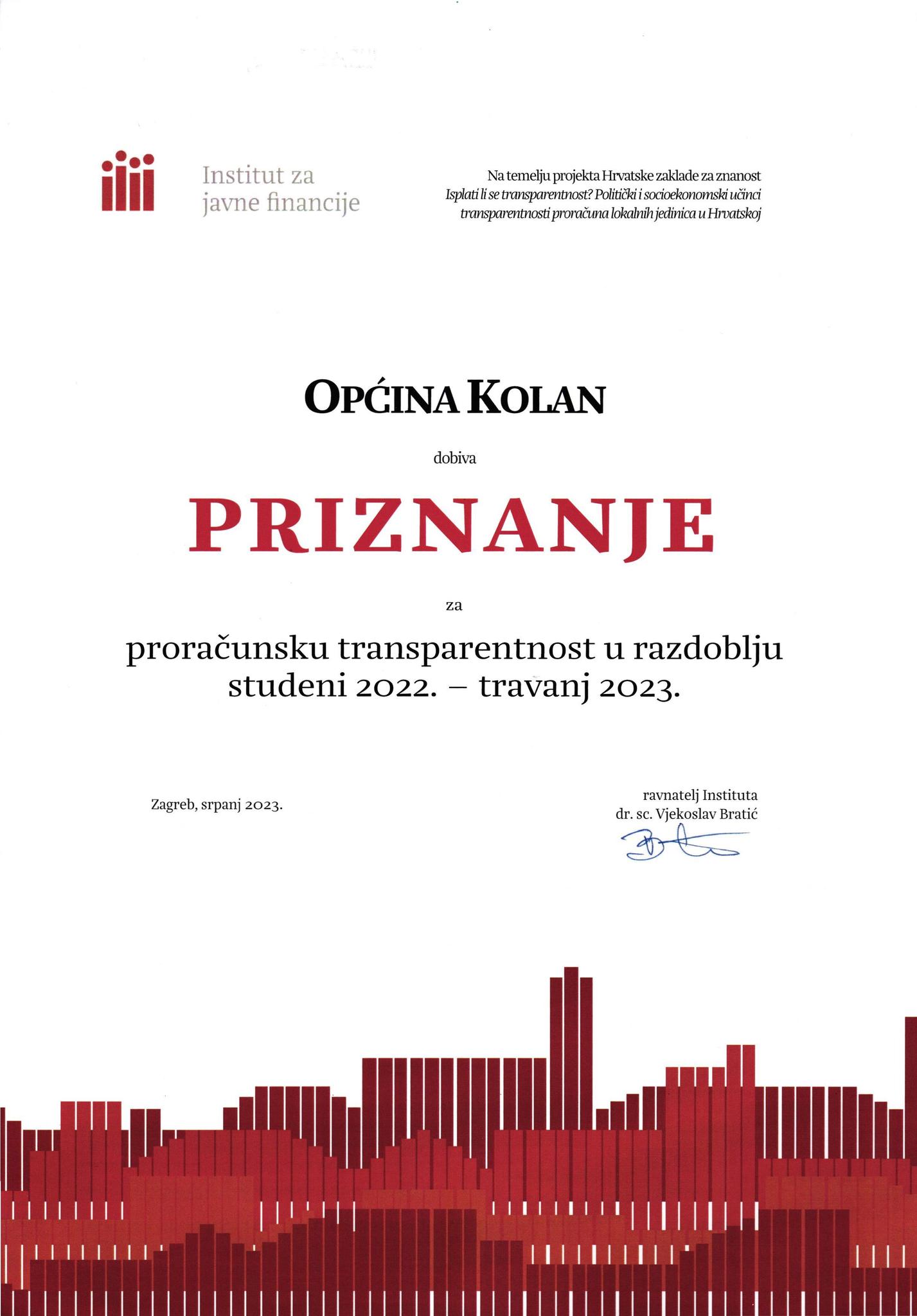 Ocjena iz transparentnosti proračuna - 5