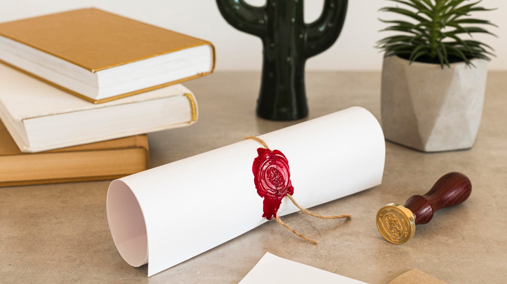 education diploma certificate desk objects