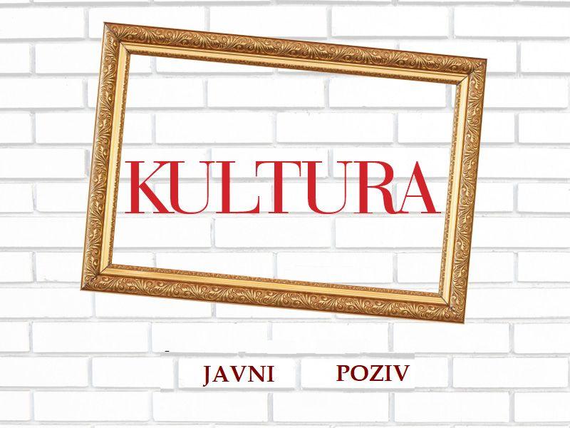 Kultura javni poziv